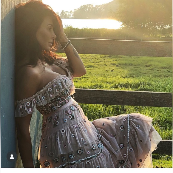 Needle and Thread pink Whimsical Tiered midi Dress - Picture 7 of 10